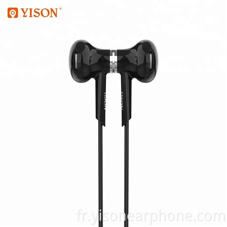 YISON NOUVEAU CL CX310 3.5mm Écouteurs Basse à oreilles à oreilles avec micro MP3